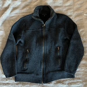 Banana Republic wool zip sweater